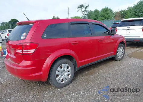 2014 Dodge Journey American Value Pkg из США, поврежденный, VIN 3C4PDCAB3ET309766